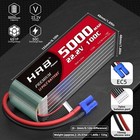 Hrb 6s 5000mah 22 2v Lipo Battery Ec5 For Rc Helicopter Airplane Plane Car Truck
