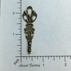 13183            Brass Oxidized Victorian Ornament Jewelry Finding