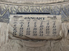 Vtg German Embossed Die Cut Cardboard 1929 Christmas Calendar 19  X 15 5  Church