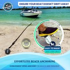 Wavesrx Patented Aluminum Spike Beach Pwc Jet Ski For Boat Secure Anchoring