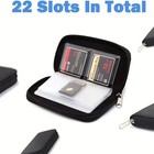 Memory Card Storage Bag 22slots Sd Cards Organiser Pouch Card Carrying Case 