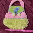 Ganz Webkinz Pink   Green Corduroy Pet Carrier Purse Bag
