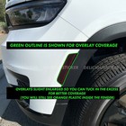 For 2021-2025 Jeep Grand Cherokee L Smoke Front Side Markers Tint Overlays Vinyl