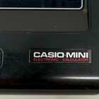 Casio Mini Cm 604 Vintage 1970s Electronic Calculator With Case Japan Works