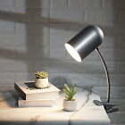 15  Sbled Gray Metal Clip Task Flexible Gooseneck Desk Lamp