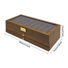 Knife Display Case Knife Collection Display Holder With Glass Lid 3-layer   Key