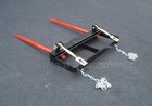 Hd Double Bale Spear Attachment For Loader And Skid Steer Buckets - 2x49 prongs 