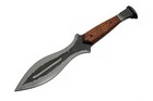 Szco Supplies 13  Railroad Spike Full Tang Spear-point Hunting Knife With Leathe