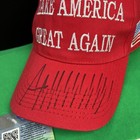 Hand Signed Donald Trump Maga Hat 45-47 President Hologram Coa