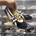 Onitsuka Tiger Mexico 66 Tgrs Ballet Flats Black cream 1182a678-001 New 