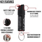 Police Magnum Red Pepper Spray With Key Ring Kr-14-oc Personal Security
