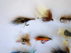 Vintage Fly Fishing Flies Lures Lot Of 13