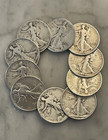  lot Of 10  Walking Liberty Half Doliar - 90  Siiver Choose How Many Lots Of 10 