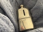 Sterling Silver Large Flask With Sterling Cup
