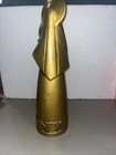 Vintage Madonna And Child Statue Figurine Red Rhinestone Gold Dickson Mcm