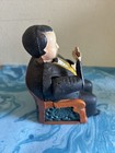 Antique Original Cast Iron Mechanical Penny Bank