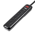 6 Outlet Surge Protector Power Strip 1000 Joules W  Low-profile Plug   4ft Cord