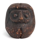 Japanese Antique Wood Carving Daruma  Possibly Early 1900s     Very Old  Rare 