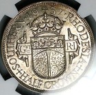 1937 Ngc Au 58 Southern Rhodesia 1 2 Crown George Vi Silver Coin  25042803c 