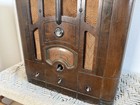     vintage 1936 Rca Victor Wooden Tombstone Tube Radio   Model T8-18 Untested 