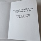 Christmas Card Pilots In Airplane About To Hit Santa And His Reindeer