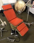 Truly Spectacular Vintage Orange Ritter Medical   Dentist   Gyno Hydraulic Chair