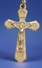 Vintage Catholic Wwii Pull Chain Military Silver Tone Rosary