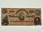 1864 Confederate States Of America  100 Dollar Richmond  Virginia Note