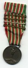 Ww 1st Enemy Bronze Medal 4 Bars 1915 - 1918 Free Shipping