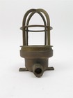 Vintage Maritime Brass Bulkhead Nautical Light Ship Salvage