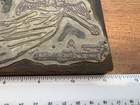 Antique Christmas Angel Seasons Greetings Letterpress Printing Block Wood Metal