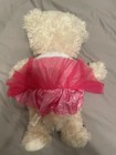 Dan Dee Princess Pink Dress Teddy Bear 17  Cream Swirl Plush Stuffed Soft Toy
