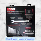Icon Wrfm-12 Professional Flex-head Metric Ratcheting Wrench Wrfm-12 56427 Neww