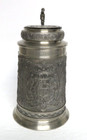 1985 Presidents Club Miller Brewing Co  Pewter Lidded Stein