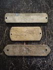 Solid Brass White Clad North Pole New Columbia Ice Box Badges