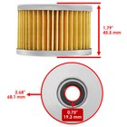 3 Pack Oil Filter For Honda Pioneer 700  Sxs700m2 Sxs700m4 2014-2026