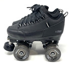 Chaya Ruby 810631 Roller Derby Skates Black With Neon Light-up Wheels Womens 6