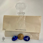 Vintage Czech 20mm Sapphire Glass Rhinestones Nos Ttc Package 12pc
