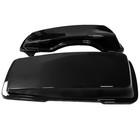 5  Extended Stretched Hard Saddlebags For Harley Touring 1993-2013 Glossy Black