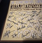 A Chorus Line 2010 National Tour Cast Signed Autographed Poster Broadway Musical