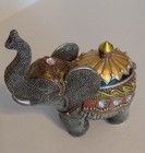 Feng Shui 5  Gray Elephant Trunk Statue Lucky Figurine Gift   Home Decor