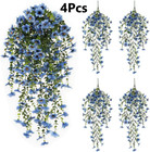 4pcs Artificial Fake Hanging Flowers Vine Plant Home Garden Indoor Outdoor Decor