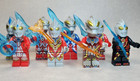 Set Of 8 Custom Lego Ultraman Heroic Galactic Alien Minifigures W  Weapons