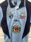 Nsw Blues State Of Origin New South Wales Australia Rugby Jersey - L
