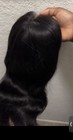 Black Wavy Clip-in Lace Front Free-part Wig For Women