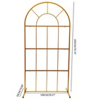 Gold Wedding Stand Arch Backdrop Iron Wedding Event Party Prop Diy Decoration Us