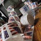 10 Rolls Of 100 Usps -postage-1000pcs New Sealed  Free Shipping    2023 