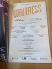 Waitress Playbill Pre Broadway Art 2015 Signed By Multiple Original Cast Members