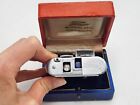 Vintage Tessina L Subminiature 35mm Mini Camera W  25mm F2 8 Lens   Case Meter