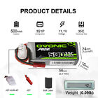 2x Ovonic 11 1v 35c 3s 500mah Lipo Battery Jst-syp For Fpv Drone Heli Airplane